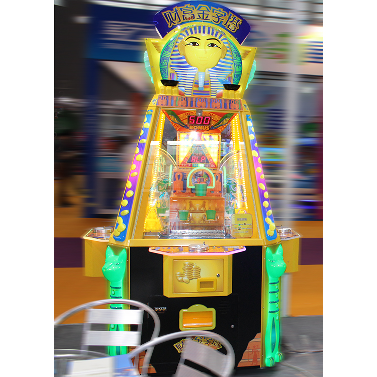 Treasure Pyramid Power Coin Drop Ticket Redemption Machine 4 players -  Arcade Video Game Coinop Sales - Coinopexpress