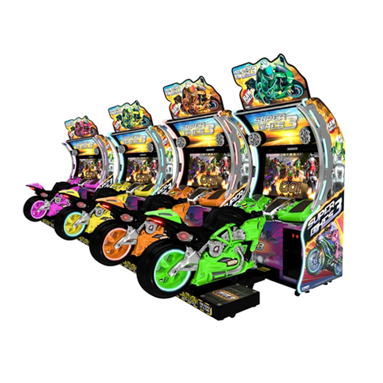 Super Bikes 3 Motorcycle Racing Arcade Game Machine - Arcade