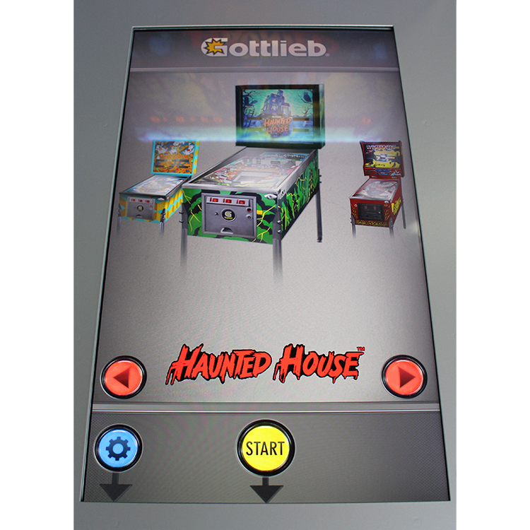 Haunted House3D Digital Pinball Machine, 12-in-1 Gottlieb Titles, ToyShock,  77000