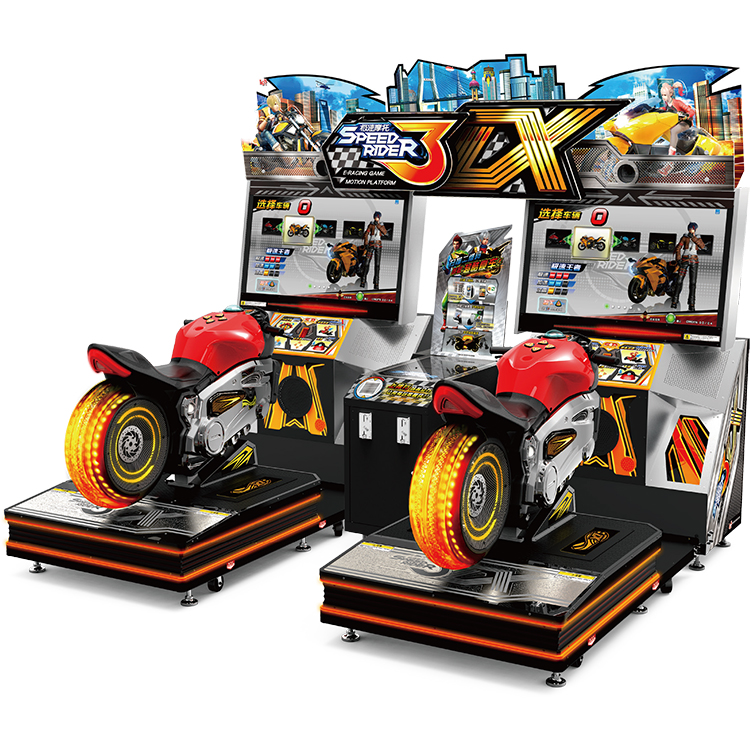 Speed Rider 3 DX Motorcycle Racing Machine - Arcade Video Speed Rider 3 DX Motorcycle Racing Machine - Arcade Video