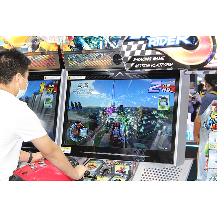 Speed Rider 3 DX Motorcycle Racing Machine - Arcade Video