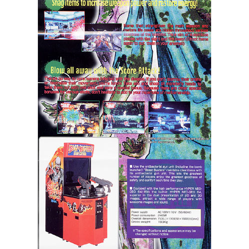 Beast Busters: Second Nightmare SD Machine - Arcade Video