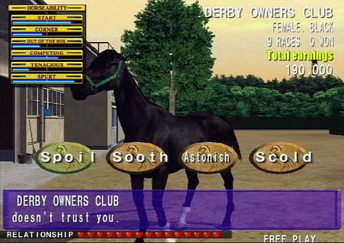 Derby Owners Club 4 Player Machine Clearance