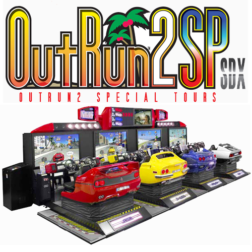 Sega Out Run 2 SP Super Deluxe Arcade Machine 2 Player Set - Driving  Machines - Arcade Machines