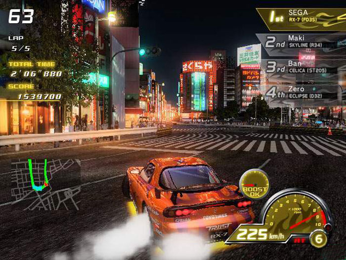 R-Tuned SD Ultimate Street Racing Machine - Arcade Video Game 