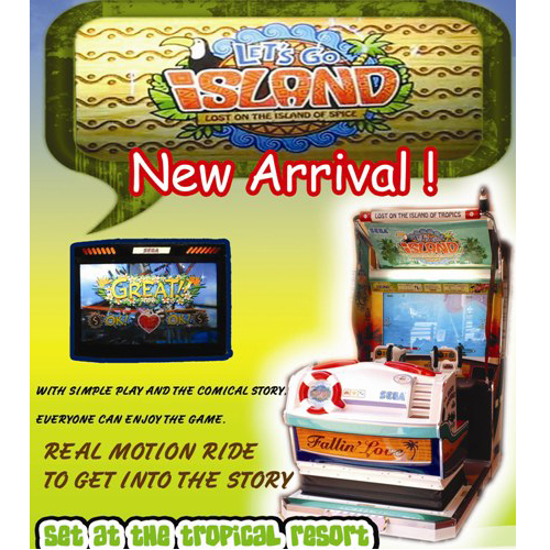 Let's Go Island moving DX - Arcade Video Game Coinop Sales