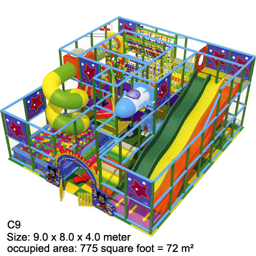 Children Indoor Playground (861 square feet) - Arcade Video