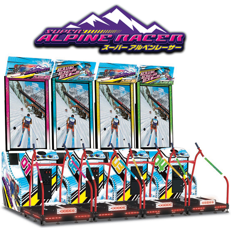Super Alpine Racer Video Arcade Skiing Game - Arcade Video Super Alpine Racer Video Arcade Skiing Game - Arcade Video