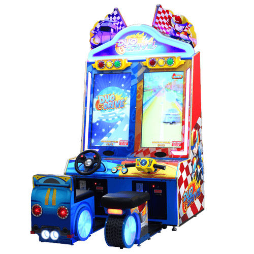 Duo Drive Racing machine for kids 2 in 1 - Arcade Video Game