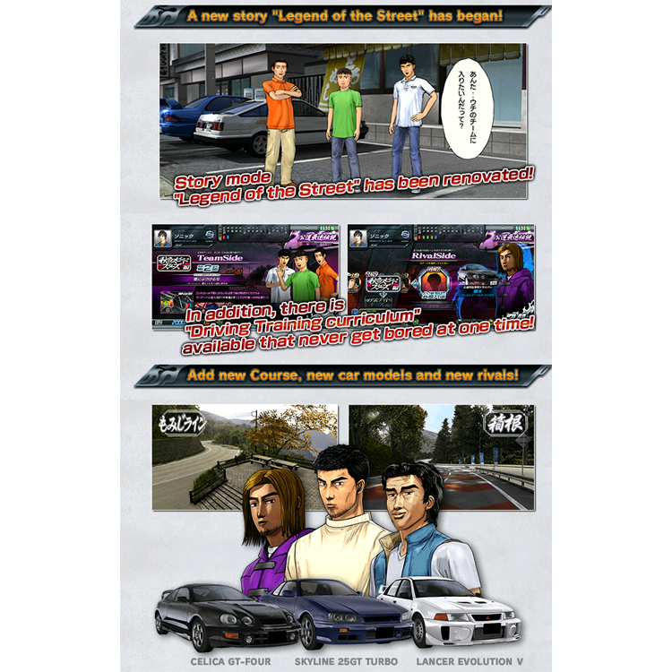 Initial D Arcade Stage Version 8 Infinity 2 players with