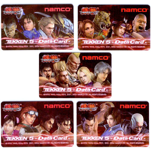 Memory Card for Tekken 5 - Arcade Video Game Coinop Sales